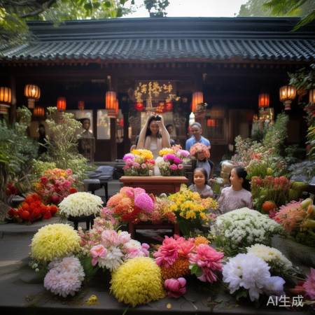 中元节花语，思念寄托