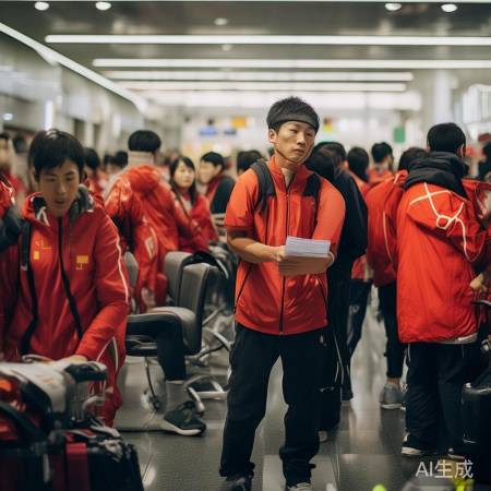 中国运动员签证延误，机场苦等6