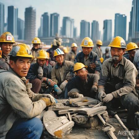 中国工人成蒙古劳工主力