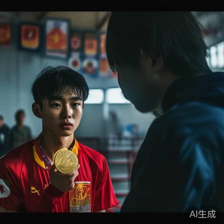 运动员背后奋斗，为声张正义