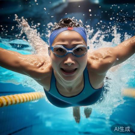 李冰洁四金，游泳实力彰显