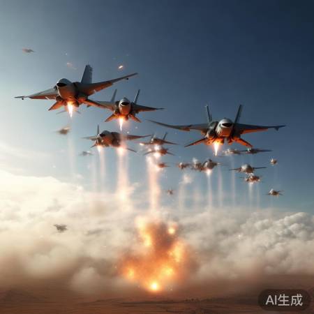 联军精准摧毁胡塞武装无人机
