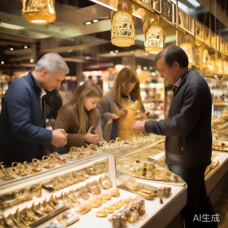 金店热闹,精选高性价比手镯