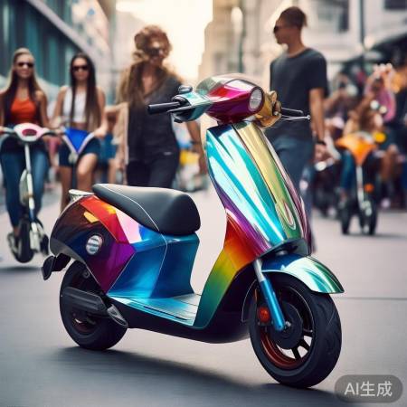 时尚小电驴，色彩纷呈