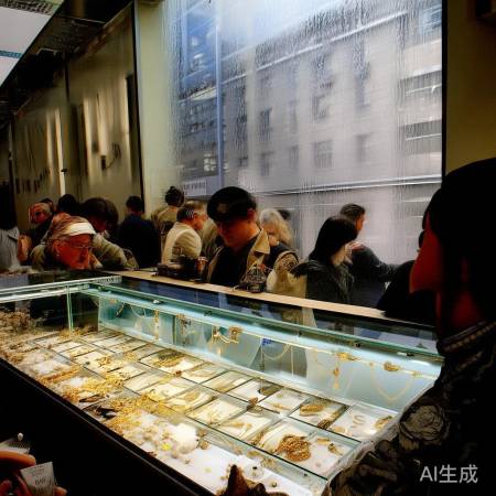 黄金供需失衡，价格下跌